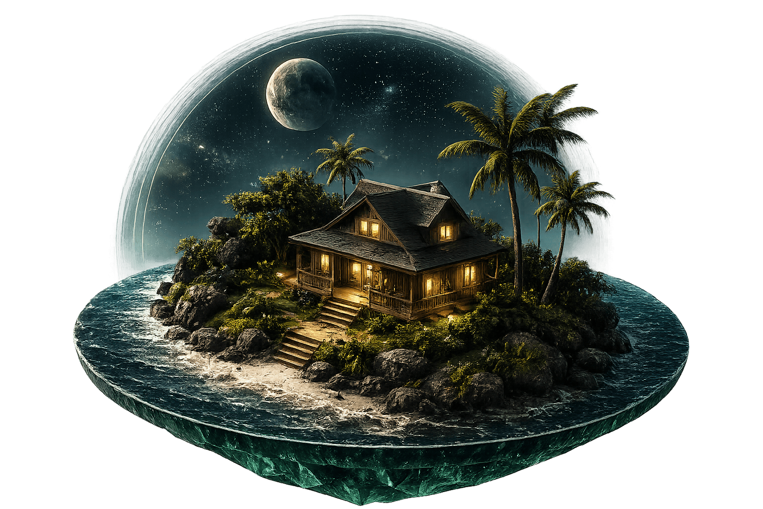 The Island personal memories and projects portal